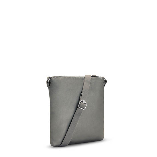 Kipling Keiko Metallic Crossbody Mini Veske Grå | NO 1883DF